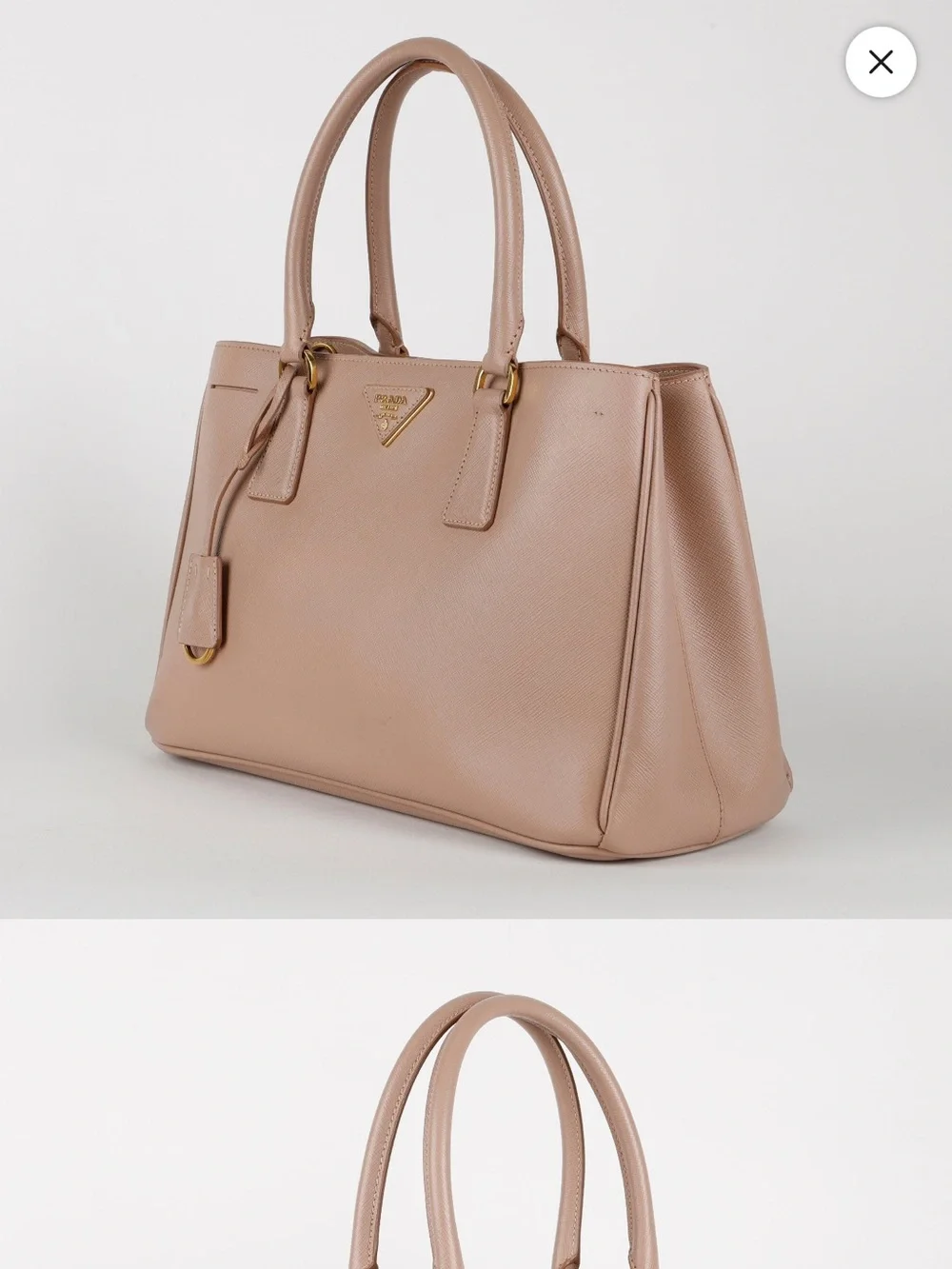 Prada Medium Galleria Beige Saffiano